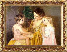 Mary Cassat: "Mujer y niños"