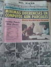 Tapa diario El Pas, despus de las elecciones de 1971