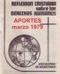N26-1979-"REFLEXION CRISTIANA sobre los DERECHOS HUMANOS"