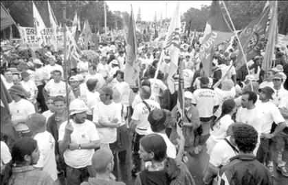 Marcha de FUCVAM a Punta del Este