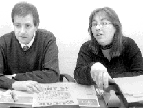 Humberto Ruocco y Silvia Larrosa apuestan al futuro en ucar. 